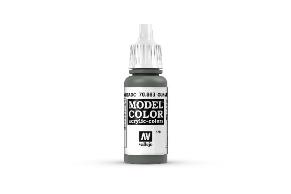 Vallejo Model Color Maling: Gunmetal Grey 17ml - Udsalg!