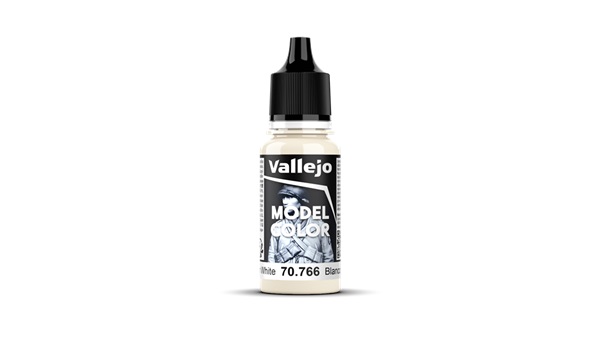 Vallejo Model Color Maling: Mat 021 Creme Hvid 18ml
