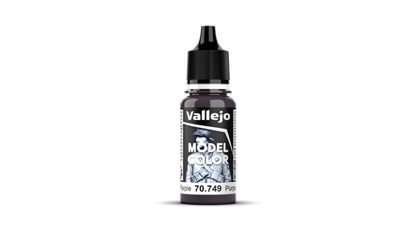 Vallejo Maling Model Color: Matt  049  Dark Purple 18ml