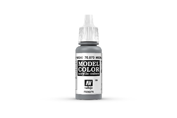 Vallejo Model Color Maling: Medium Sea Grey 17ml - Udsalg!
