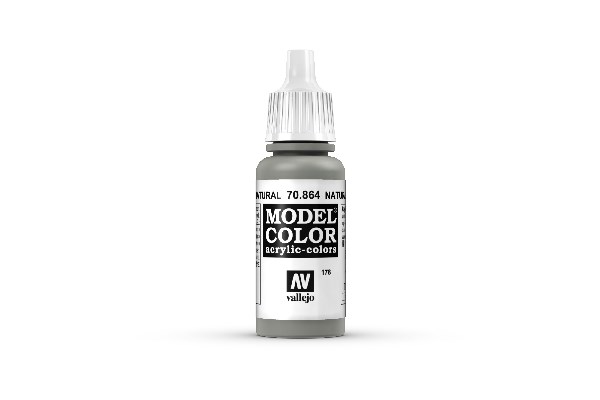 Vallejo Model Color Maling: Natural Steel 17ml - Udsalg!
