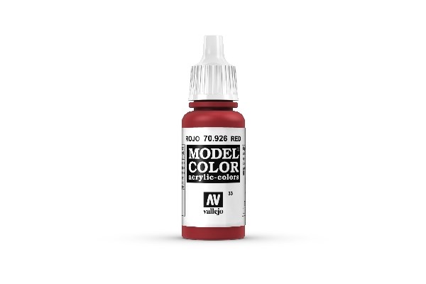 Vallejo Model Color Maling: Rød 17ml - Kvalitetsakryl