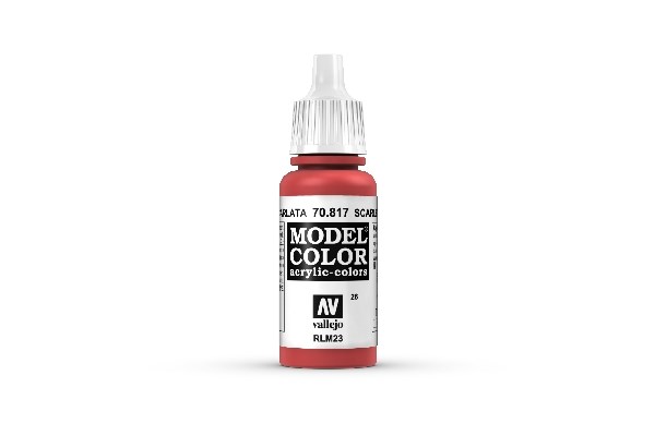 Vallejo Model Color Maling: Scarlet 17ml - Fantastisk Tilbud!