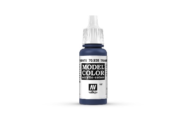 Vallejo Model Color Maling: Transparent Blå 17ml