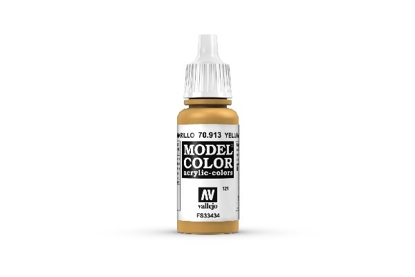 Vallejo Model Color Maling: Gul Okker 17ml - Udsalg!