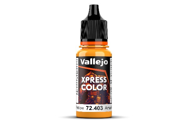 Vallejo Xpress Color: Imperial Yellow 18ml - Hurtig Maling