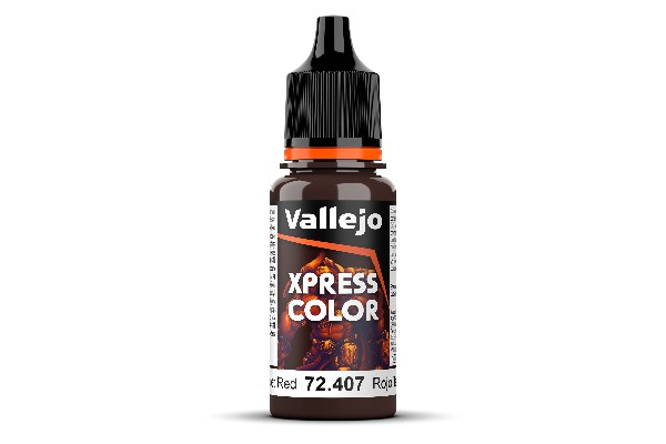 Vallejo Xpress Color Maling: Velvet Red 18ml - Hurtig Maler!