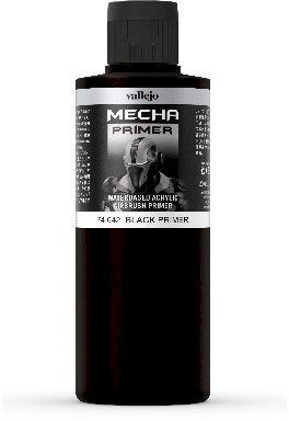 Vallejo Mecha Airbrush Color: Black Primer 200ml
