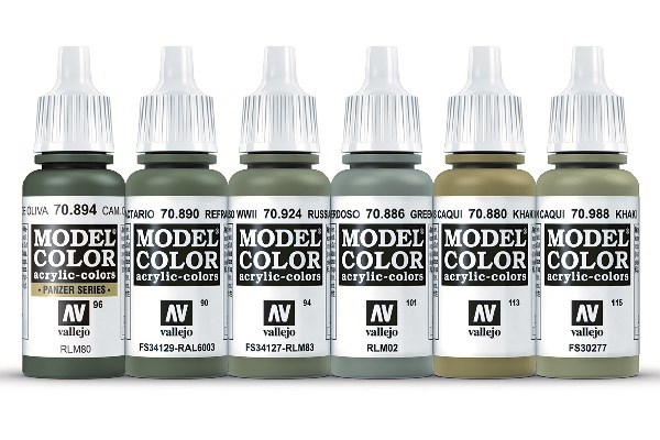 Vallejo Model Color: Paint Set  Wwii Soviet Armour   Infantrys    Colors
