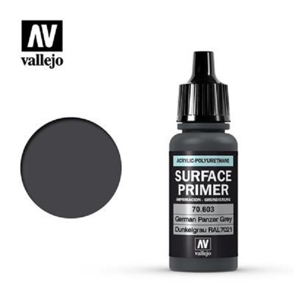 Vallejo Primer  Acrylic-polyurethane : German Panzer Grey Ral7021  17