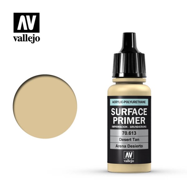 Vallejo Surface Primer  Acrylic-polyurethane : Desert Tan 17