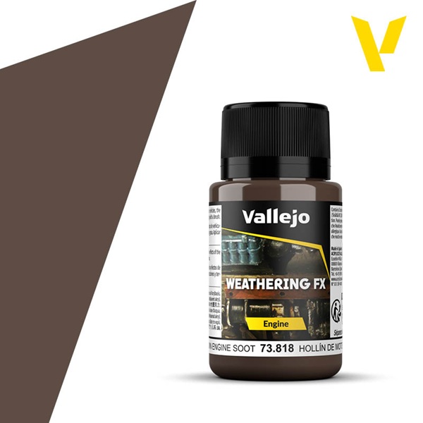 Vallejo Weathering Effects: Brown Engine Soot  40