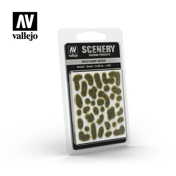 Vallejo Wild Tufts  Terræn-græs Terrain Grass : Dark Moss  2mm