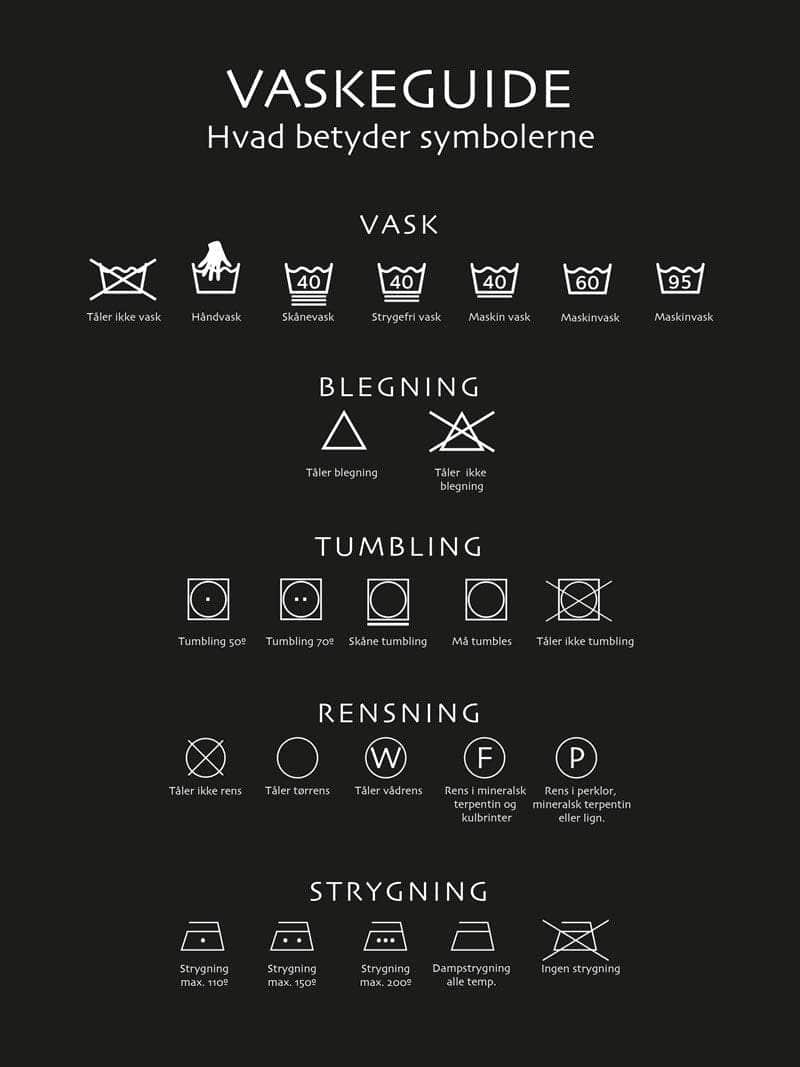 Vaskeguide Plakat – Forbedr din tøjvask effektivt!