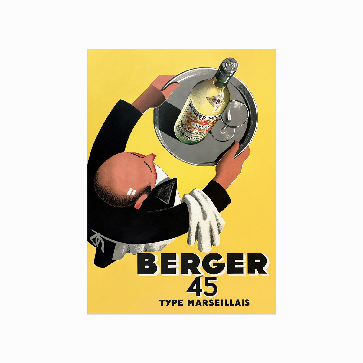 Vintage Berger Plakat – Retro Stil til Dit Hjem