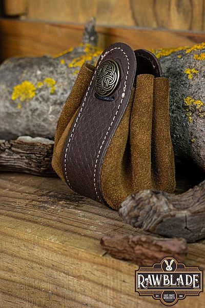 Wanderer Pung Stort Splitleather - Brun - Rollespilstilbehør