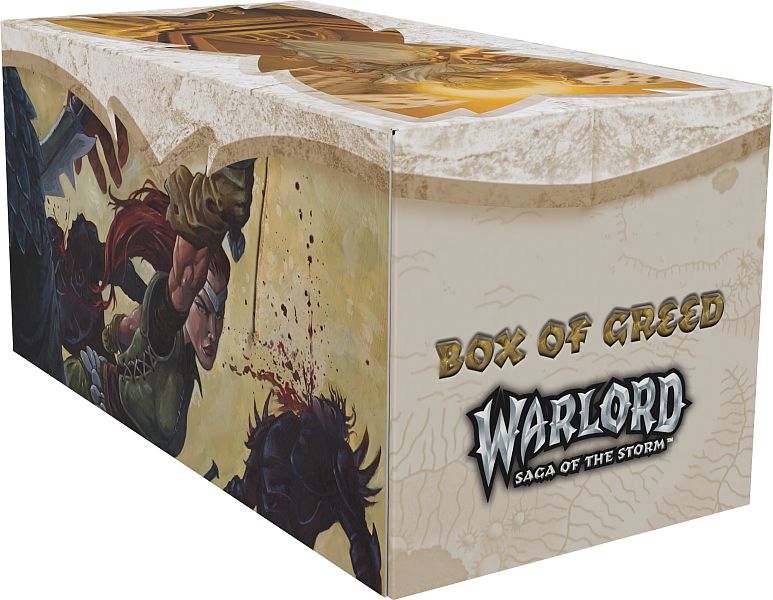 Warlord: Saga   The Storm Ccg Box   Greed  2024 Kickstarter