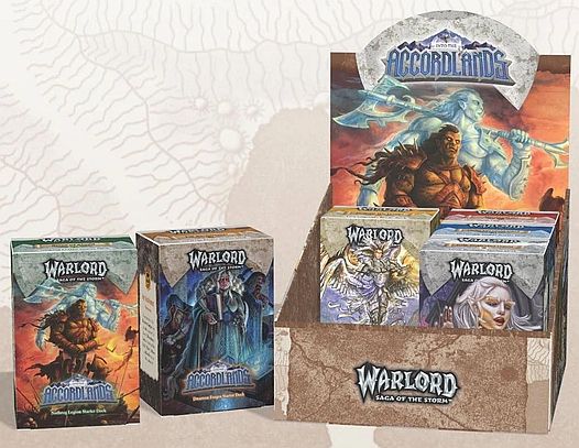 Warlord: Saga   The Storm Ccg Into The Accordlands: Starter Deck Display    Decks