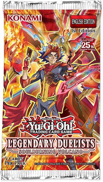 Yugioh Legendary Duelists Soulburning Volcano Booster Pack